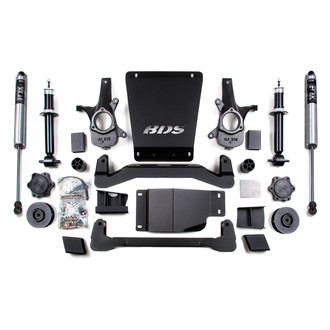 BDS Suspension® - 4" x 2" Spacer Front and Rear Suspension Lift Kit