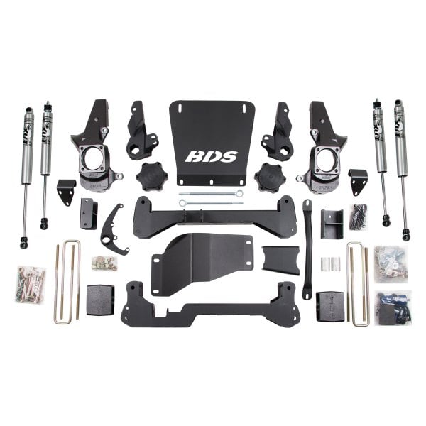 BDS Suspension® 189H - 7" X 5" Standard Front And Rear Suspension Lift Kit