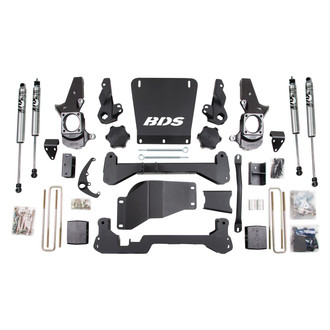 BDS Suspension® - 7" x 5" Standard Front and Rear Suspension Lift Kit
