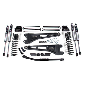 BDS Suspension® - 3" x 1" Radius Arm Front and Rear Suspension Lift Kit