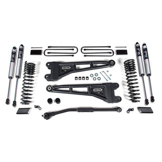 BDS Suspension® - 3" x 1" Radius Arm Front and Rear Suspension Lift Kit