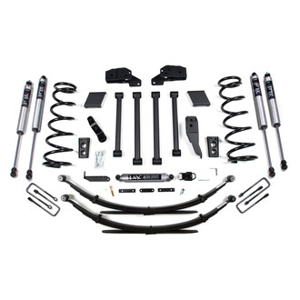 BDS Suspension® - 5" x 4.5" Spring Front and Rear Suspension Lift Kit