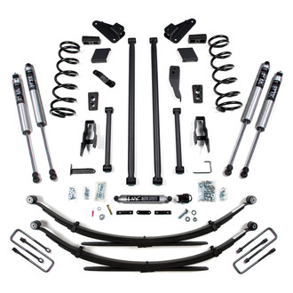 BDS Suspension® - 5" x 4.5" Long Arm Front and Rear Suspension Lift Kit
