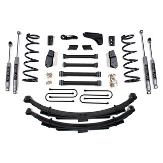 BDS Suspension® - 6" x 5" Front and Rear Suspension Lift Kit