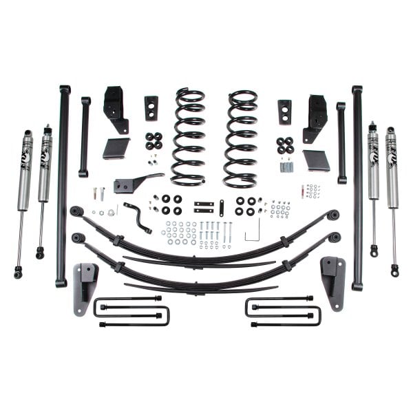 BDS Suspension® 254H 5" x 4.5" Standard Front and Rear Suspension