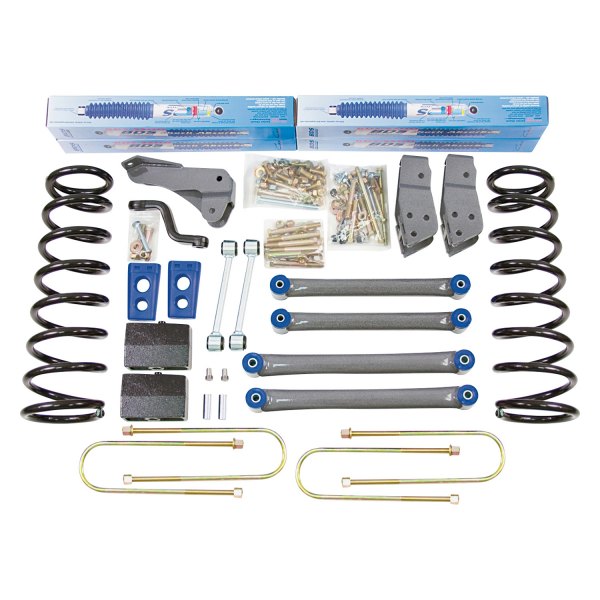 BDS Suspension® 273H - 4" X 4" Standard Front And Rear Suspension Lift Kit