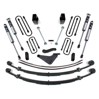 BDS Suspension® - 6" x 5" Add-a-Leaf Front and Rear Suspension Lift Kit