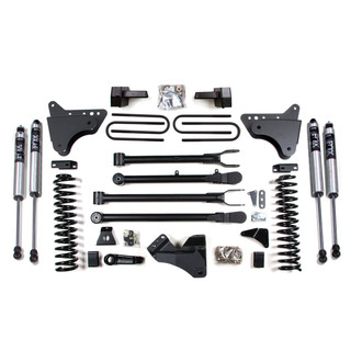 BDS Suspension® - 6" x 4" 4-Link Front and Rear Suspension Lift Kit