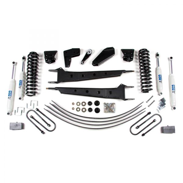 BDS Suspension® 363H 4" x 4" Standard Front and Rear Suspension Lift Kit