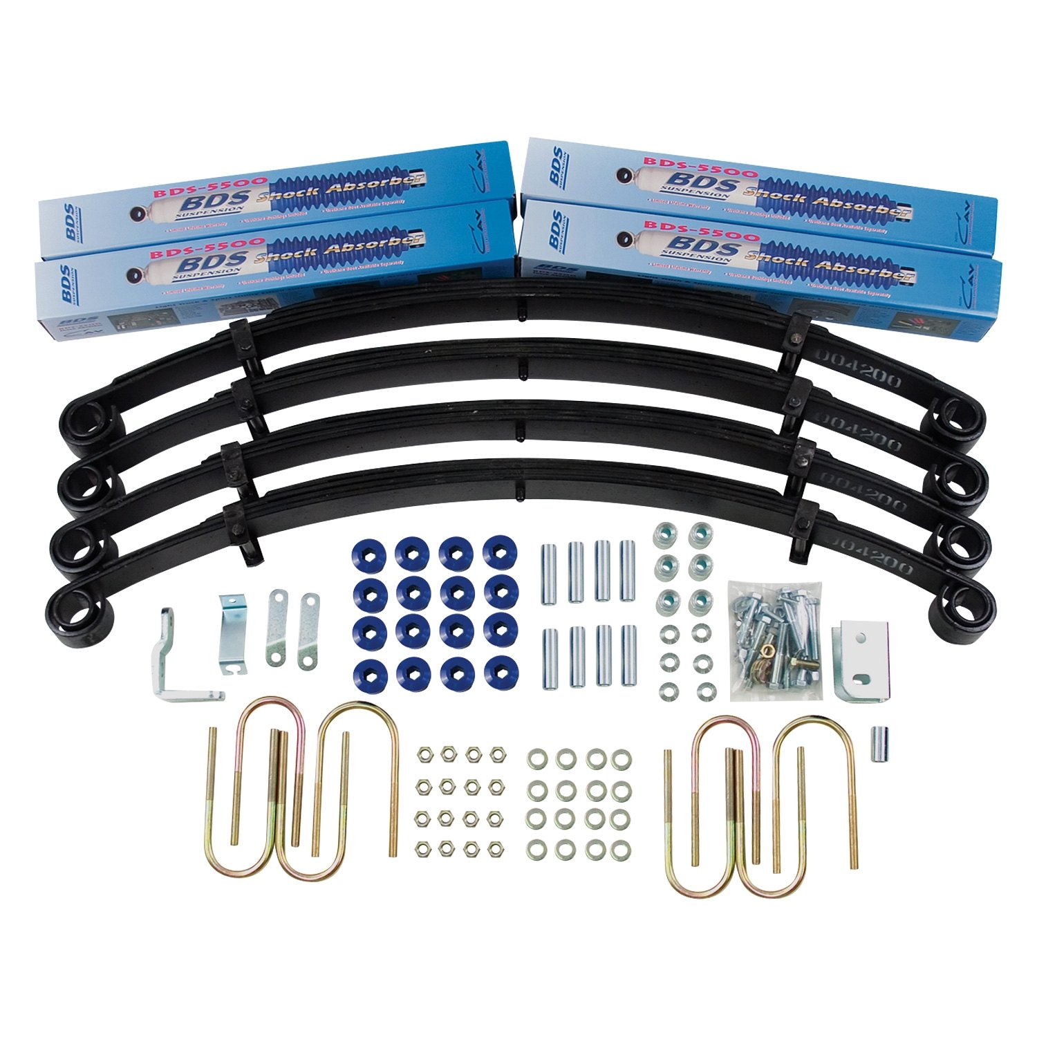 BDS Suspension® 408H 2" x 2" Standard Front and Rear Suspension Lift Kit