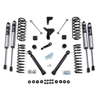 BDS Suspension® - 4" x 3.5" Spring Front and Rear Suspension Lift Kit
