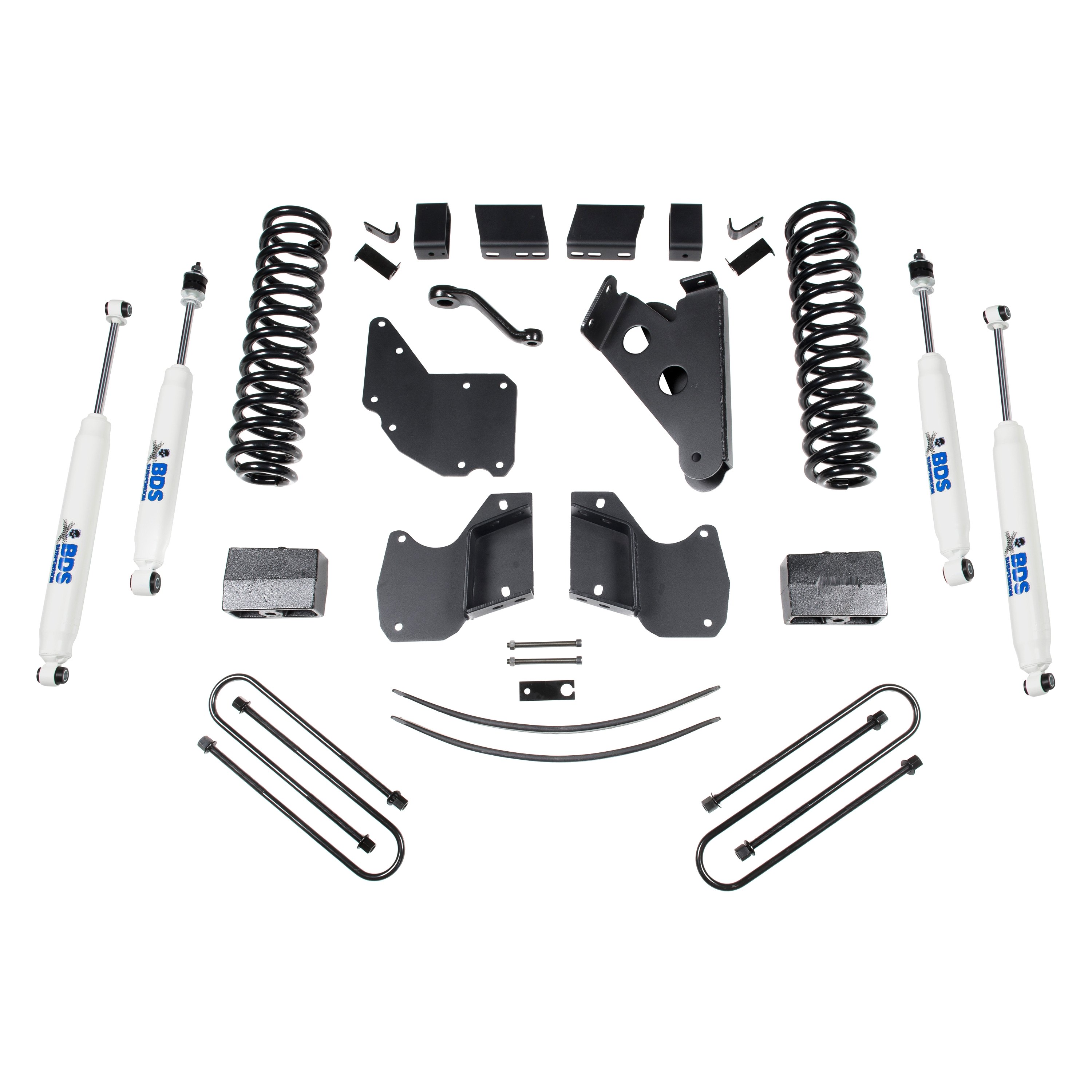 BDS Suspension® 518H 6" x 5.5" Standard Front and Rear Suspension