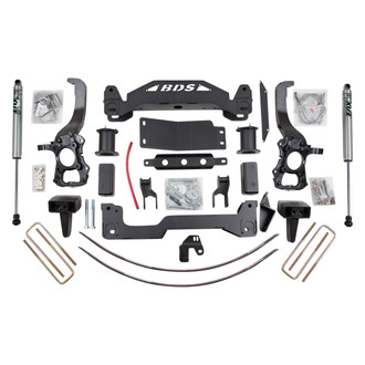 BDS Suspension® - 6" x 5" Standard Front and Rear Suspension Lift Kit