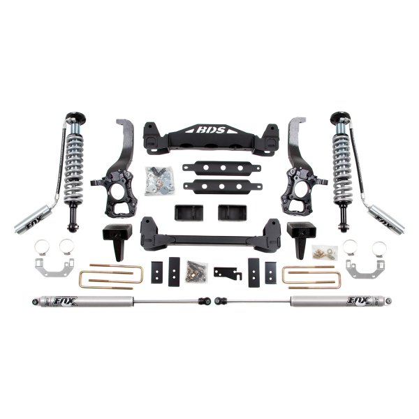 BDS Suspension® 577F - 6" X 5" Standard Front And Rear Suspension Lift Kit