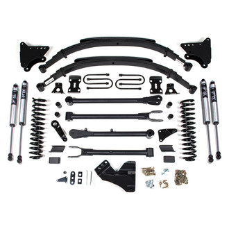 BDS Suspension® - 4" x 3" 4-Link Front and Rear Suspension Lift Kit