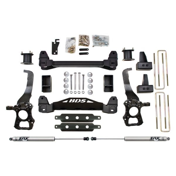 BDS Suspension® 599H 4" x 2" Standard Front and Rear Suspension Lift Kit