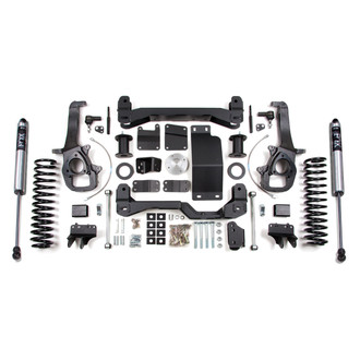 BDS Suspension® - 6" x 5" Spring Front and Rear Suspension Lift Kit