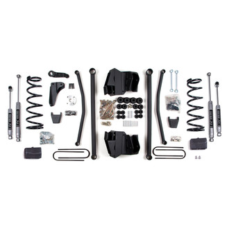 BDS Suspension® - 6" x 4" Long Arm Front and Rear Suspension Lift Kit