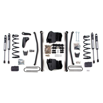 BDS Suspension® - 4" x 4" Long Arm Front and Rear Suspension Lift Kit