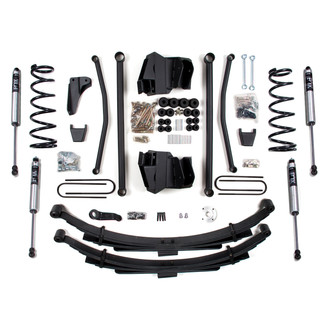 BDS Suspension® - 6" x 5" Long Arm Front and Rear Suspension Lift Kit