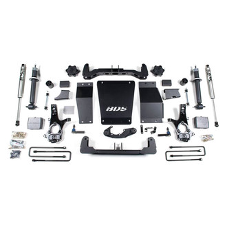BDS Suspension® - 6" x 4.5" Standard Front and Rear Suspension Lift Kit
