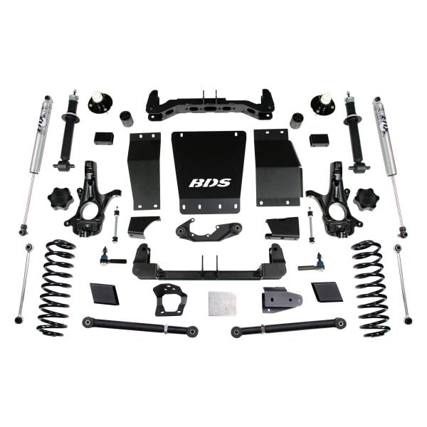 BDS Suspension® 731H - 6" X 5" Standard Front And Rear Suspension Lift Kit