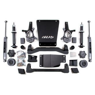BDS Suspension® - 4" x 3" Front and Rear Suspension Lift Kit