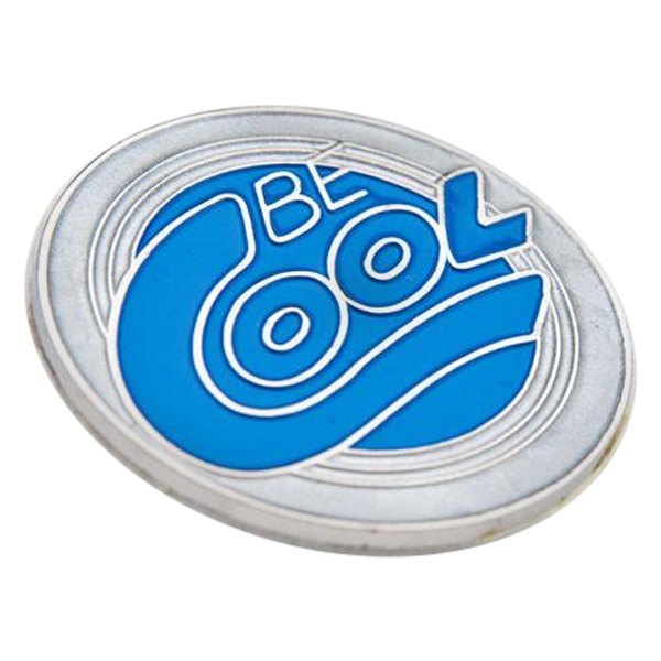 Be Cool® - Engine Coolant Embossed Round Radiator Cap Emblem