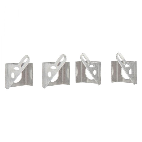 Be Cool® - Natural Finish Aluminum Dual Fan Mounting Brackets