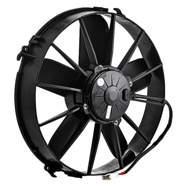 Be Cool® - 12" Qualifier Euro Black High Torque Single Puller Fan