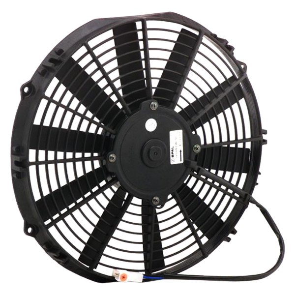 Be Cool® - 11" Qualifier Euro Black Thin Line Single Puller Fan