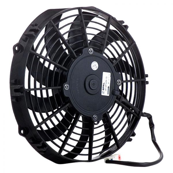 Be Cool® - 10" Qualifier Euro Black Thin Line Single Puller Fan