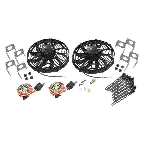 Be Cool® - 13" Euro Black High Torque Fan Module