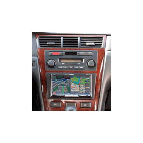 Beat-Sonic® - Double DIN Black Stereo Dash Kit with Wire Harness