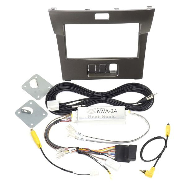 Beat-Sonic® MVA-24L - Double DIN Charcoal Stereo Dash Kit with