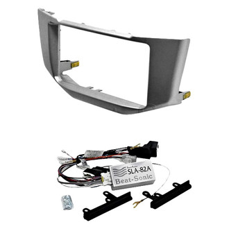 Beat-Sonic® - Double DIN Black Stereo Dash Kit with Interface Adapter