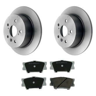 Beck Arnley® - True Plain Rear Brake Kit with Ceramic Pads