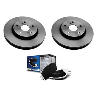 Beck Arnley® - True Plain Front Brake Kit with Ceramic Pads