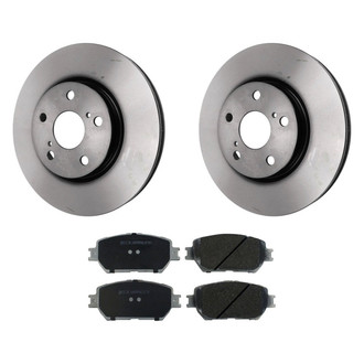 Beck Arnley® - True Plain Front Brake Kit with Ceramic Pads