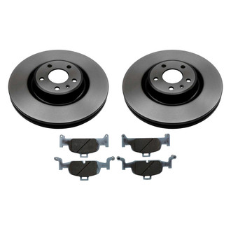 Beck Arnley® - True Plain Front Brake Kit with Organic Pads