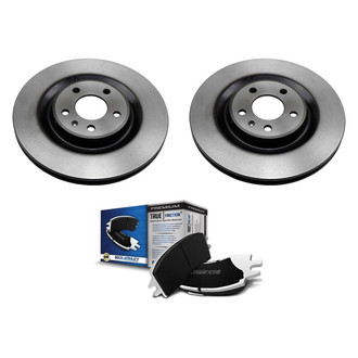 Beck Arnley® - True Plain Rear Brake Kit with Organic Pads