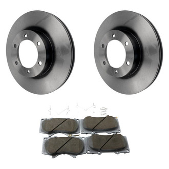 Beck Arnley® - True Plain Brake Kit with Ceramic Pads