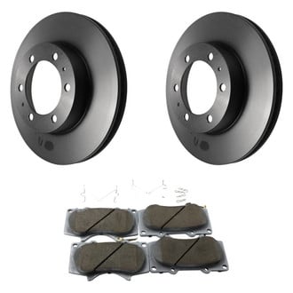 Beck Arnley® - True Plain Front Brake Kit with Ceramic Pads
