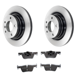 Beck Arnley® - True Plain Rear Brake Kit with Ceramic Pads