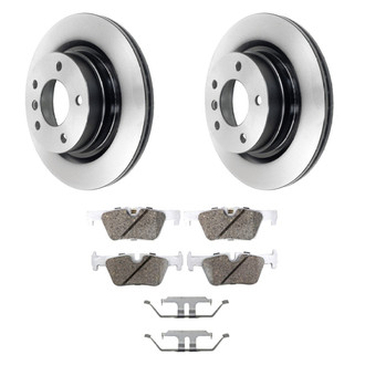 Beck Arnley® - True Plain Rear Brake Kit with Semi-Metallic Pads