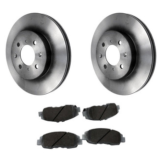 Beck Arnley® - True Plain Front Brake Kit with Ceramic Pads