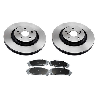 Beck Arnley® - True Plain Front Brake Kit with Ceramic Pads
