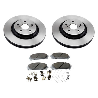Beck Arnley® - True Plain Front Brake Kit with Ceramic Pads
