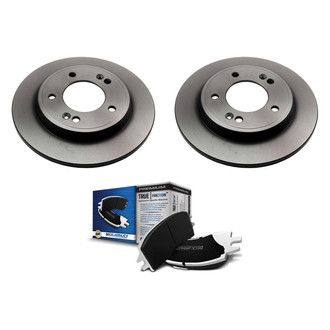 Beck Arnley® - True Plain Rear Brake Kit with Ceramic Pads