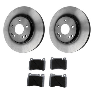 Beck Arnley® - True Plain Front Brake Kit with Semi-Metallic Pads
